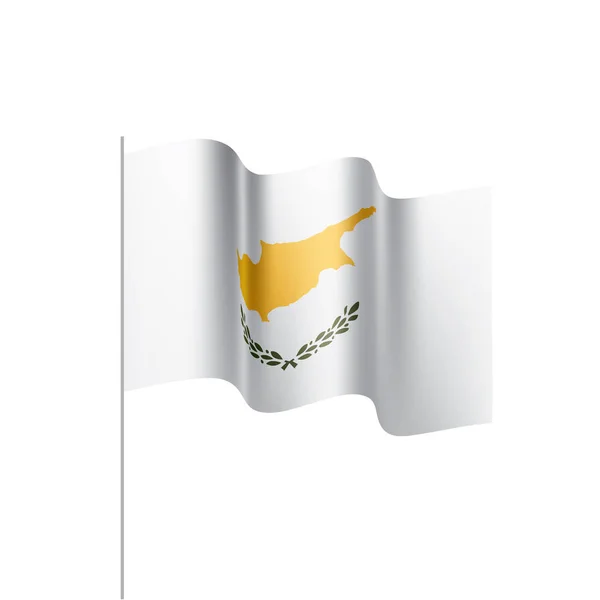 Bandera de Chipre, ilustración vectorial — Vector de stock