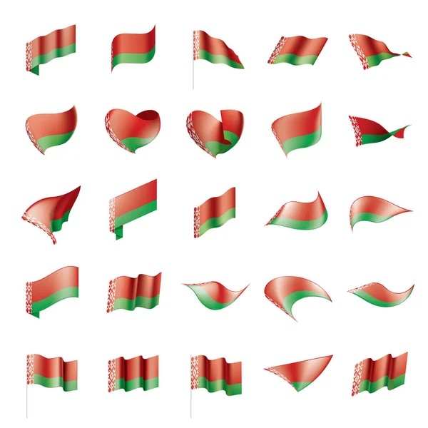 Bielorrusia bandera, vector ilustración — Vector de stock