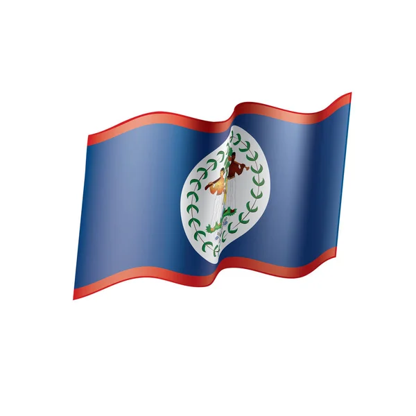 Belize flag, Vektorillustration — Stockvektor