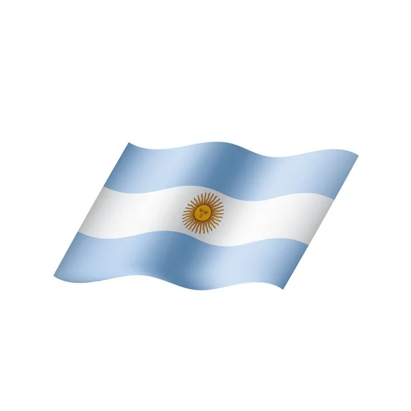Bandeira da Argentina, ilustração vetorial — Vetor de Stock