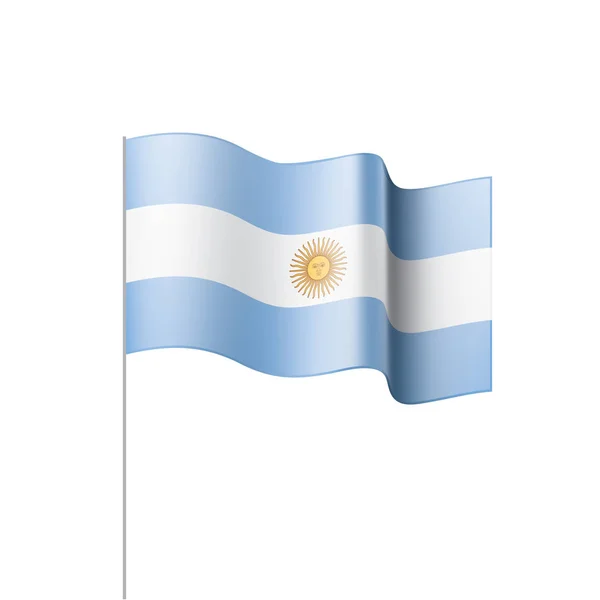 Bendera Argentina, ilustrasi vektor - Stok Vektor