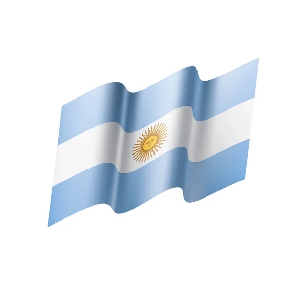 Bandera Argentina, ilustración vectorial — Archivo Imágenes Vectoriales