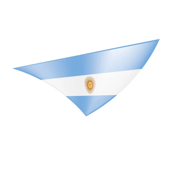Arjantin bayrağı, vektör çizim — Stok Vektör