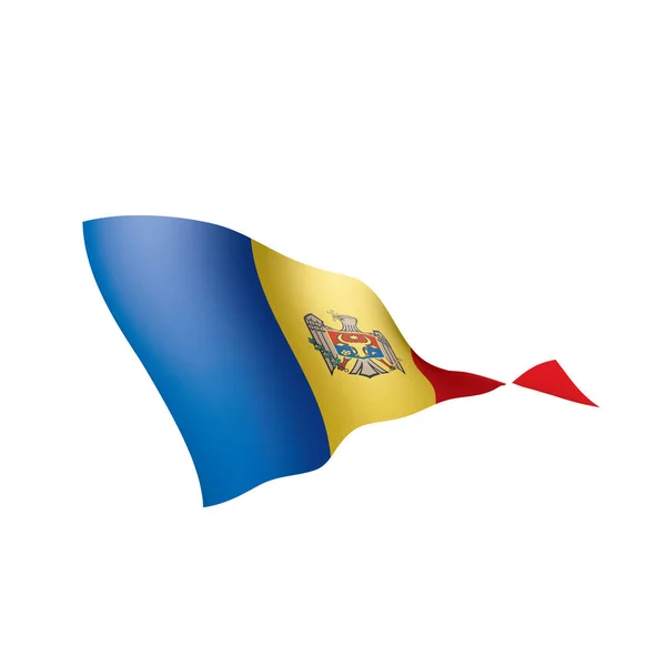 Moldavien flagga, vektorillustration — Stock vektor