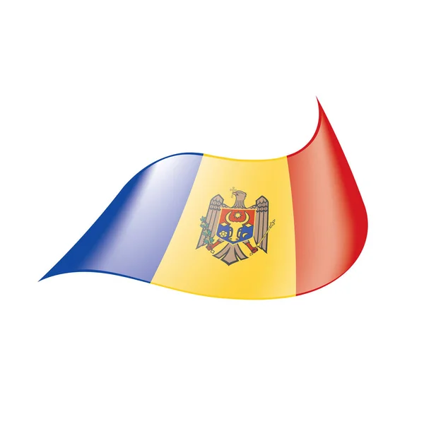 Moldova flag, vector illustration — Stock Vector