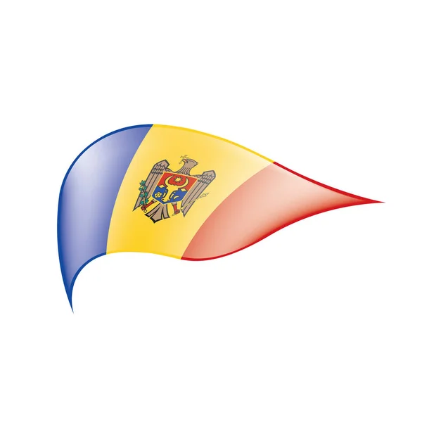 Moldavien flagga, vektorillustration — Stock vektor