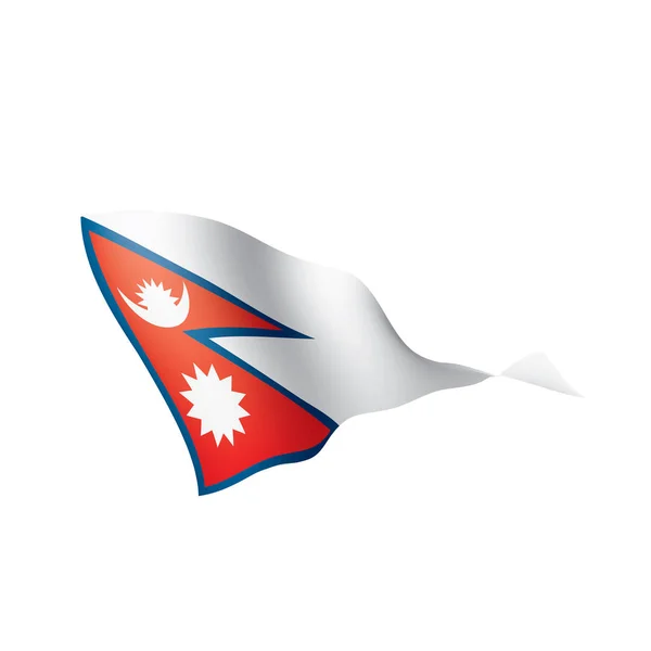 Bandeira do Nepal, ilustração vetorial — Vetor de Stock