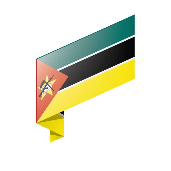 Moçambiques flagga, vektorillustration — Stock vektor