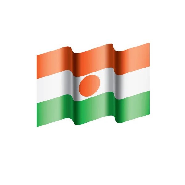 Bandeira do Níger, ilustração vetorial — Vetor de Stock