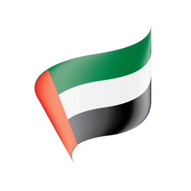 Birleşik Arap Emirlikleri bayrağı, vektör çizim