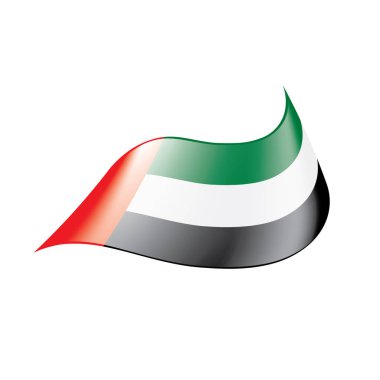 Birleşik Arap Emirlikleri bayrağı, vektör çizim