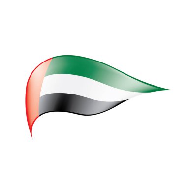 Birleşik Arap Emirlikleri bayrağı, vektör çizim