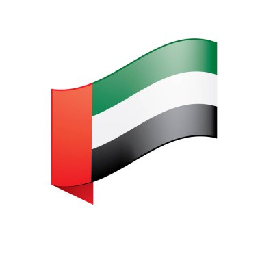 Birleşik Arap Emirlikleri bayrağı, vektör çizim