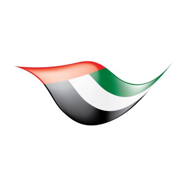 Birleşik Arap Emirlikleri bayrağı, vektör çizim