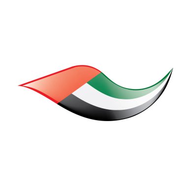 Birleşik Arap Emirlikleri bayrağı, vektör çizim