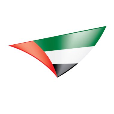 Birleşik Arap Emirlikleri bayrağı, vektör çizim