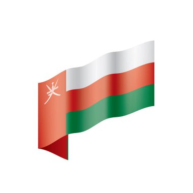 Umman bayrağı, vektör çizim