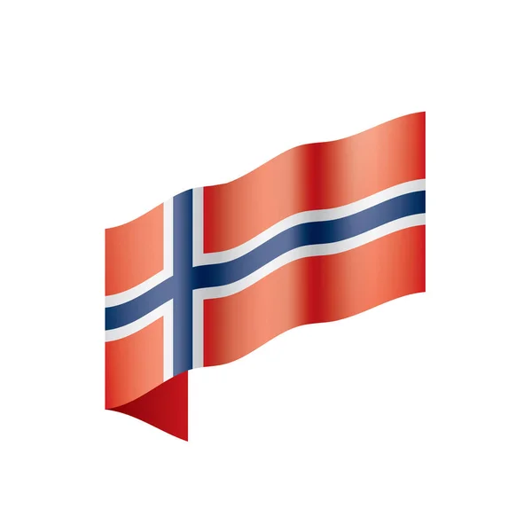 挪威国旗，矢量图解 — 图库矢量图片