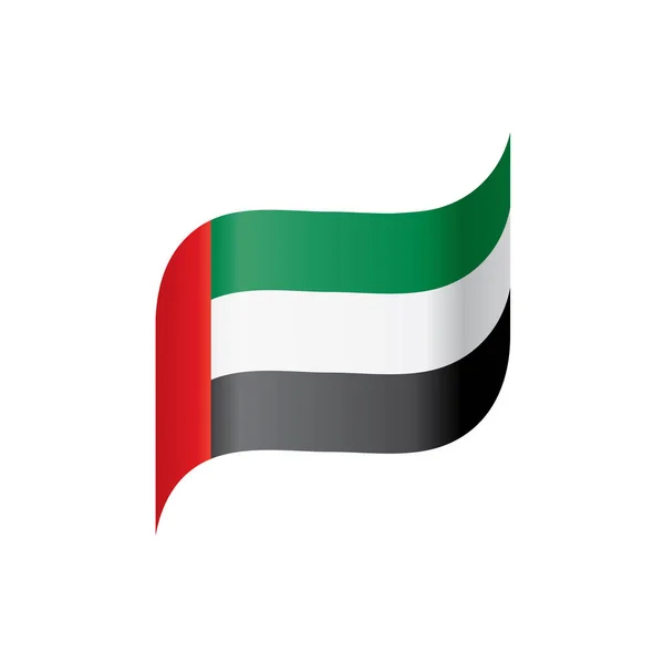Vereinigte arabische Emirate Flagge, Vektorillustration — Stockvektor