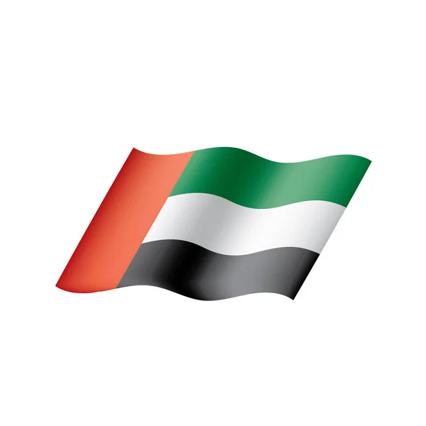 Vereinigte arabische Emirate Flagge, Vektorillustration — Stockvektor