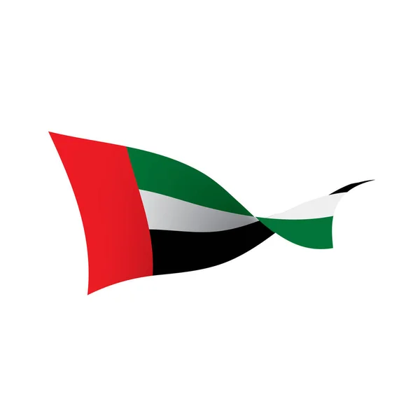 Об'єднаний арабський прапор еміратів, Векторні ілюстрації — стоковий вектор