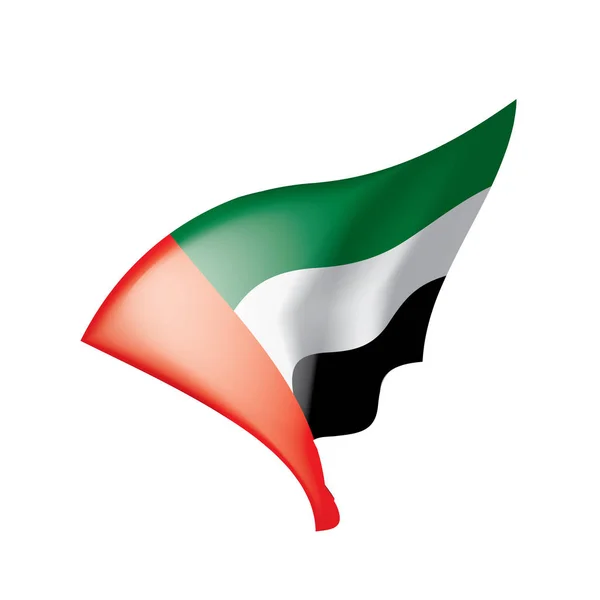 Verenigde Arabische Emiraten vlag, vectorillustratie — Stockvector