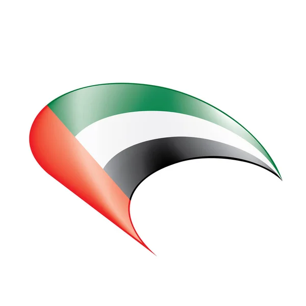 Förenade Arabemiraten flagga, vektorillustration — Stock vektor
