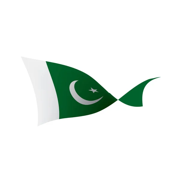 Drapeau Pakistan, illustration vectorielle — Image vectorielle