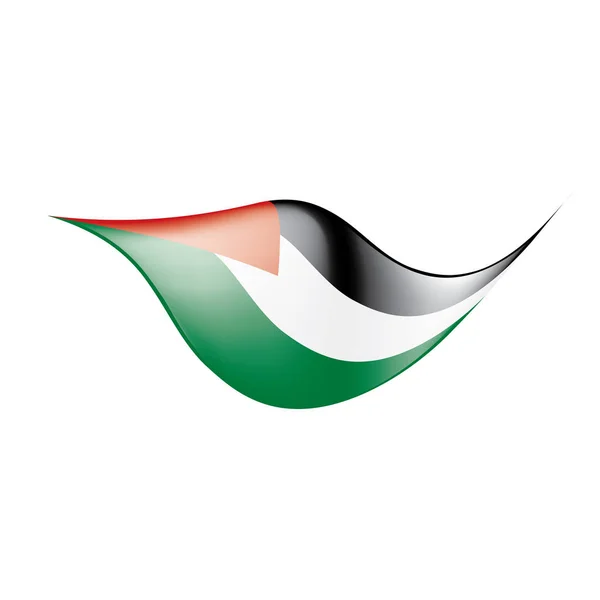 パレスチナの旗、ベクトル イラスト — ストックベクタ