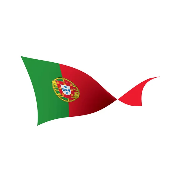 Bandeira de Portugal, ilustração vetorial — Vetor de Stock