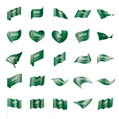 Suudi Arabistan bayrağı, vektör çizim