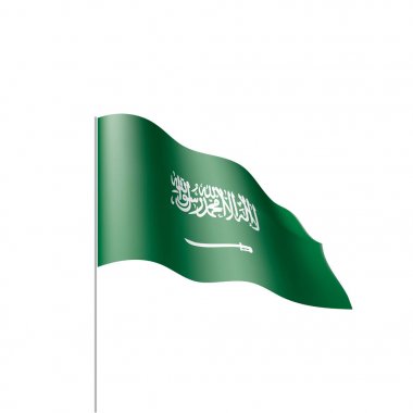 Suudi Arabistan bayrağı, vektör çizim