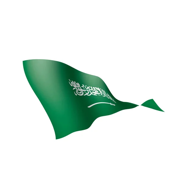 Bandera de Arabia Saudita, ilustración vectorial — Archivo Imágenes Vectoriales