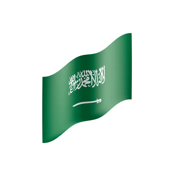 Bandera de Arabia Saudita, ilustración vectorial — Archivo Imágenes Vectoriales