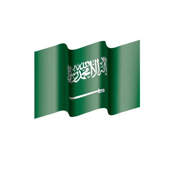 Bendera Arab Saudi, ilustrasi vektor - Stok Vektor