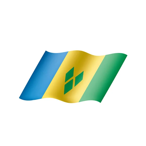 Bandiera Saint Vincent e Grenadine — Vettoriale Stock
