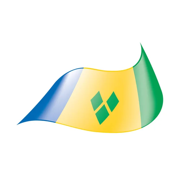 São Vicente e Granadinas bandeira —  Vetores de Stock