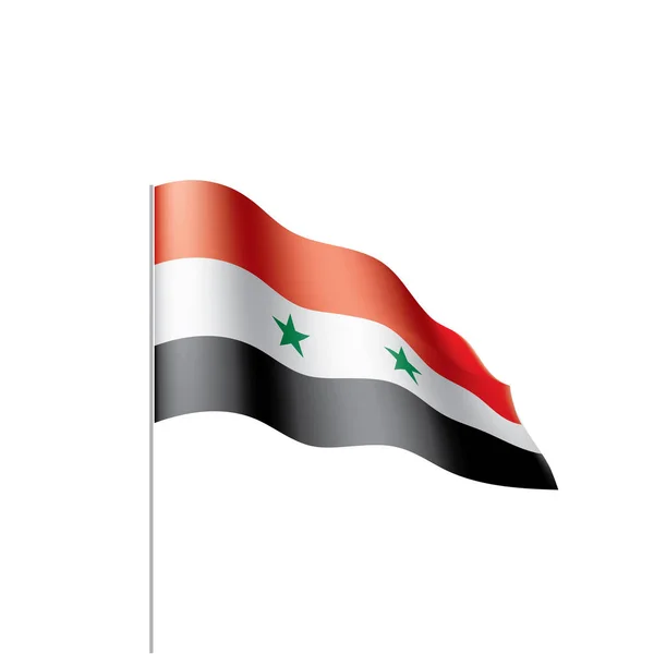 Прапор Сирії, ілюстрація вектора — стоковий вектор