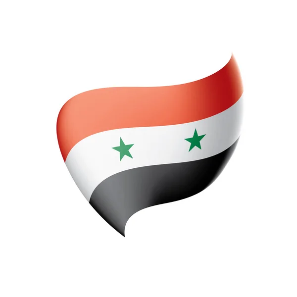Drapeau de Syrie, illustration vectorielle — Image vectorielle