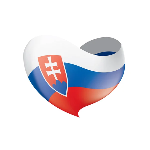 Slovakia flag, vector illustration — Stock Vector