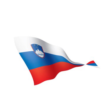 Slovenya bayrağı, vektör çizim