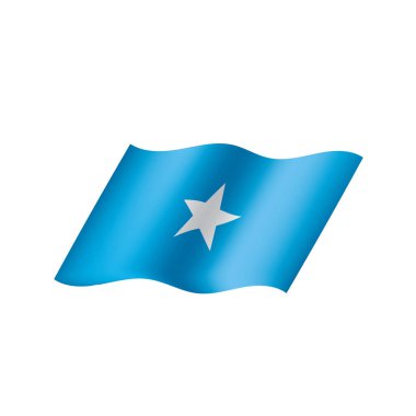 Somali bayrağı, vektör çizim
