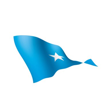 Somali bayrağı, vektör çizim