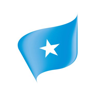 Somali bayrağı, vektör çizim