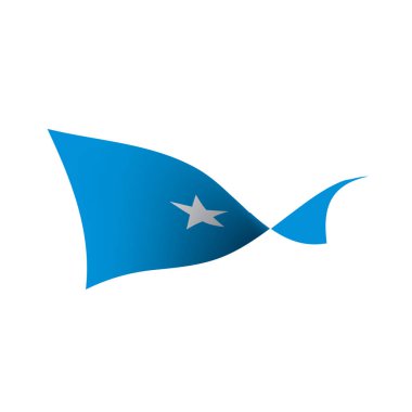 Somali bayrağı, vektör çizim
