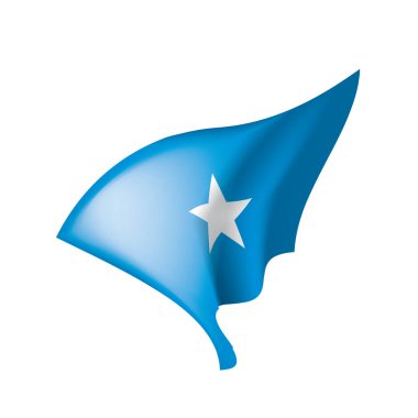 Somali bayrağı, vektör çizim