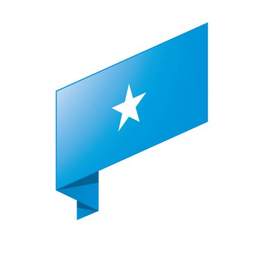 Somali bayrağı, vektör çizim