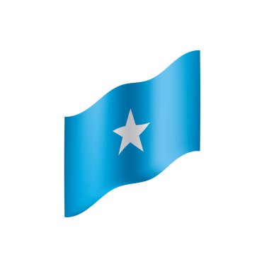 Somali bayrağı, vektör çizim