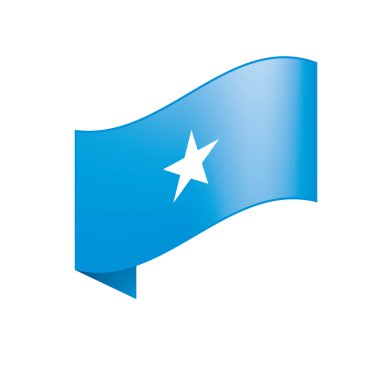 Somali bayrağı, vektör çizim
