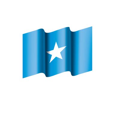 Somali bayrağı, vektör çizim